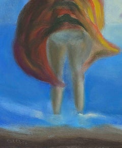 Women at the Shore - Drawing by Roberto Cuccaro - 2000s