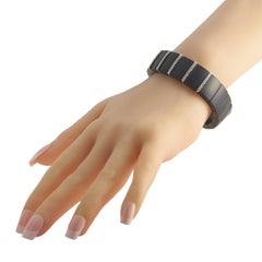 Roberto Demeglio - Bracciale in oro bianco 18 carati con 1,0ct di diamanti e ceramica