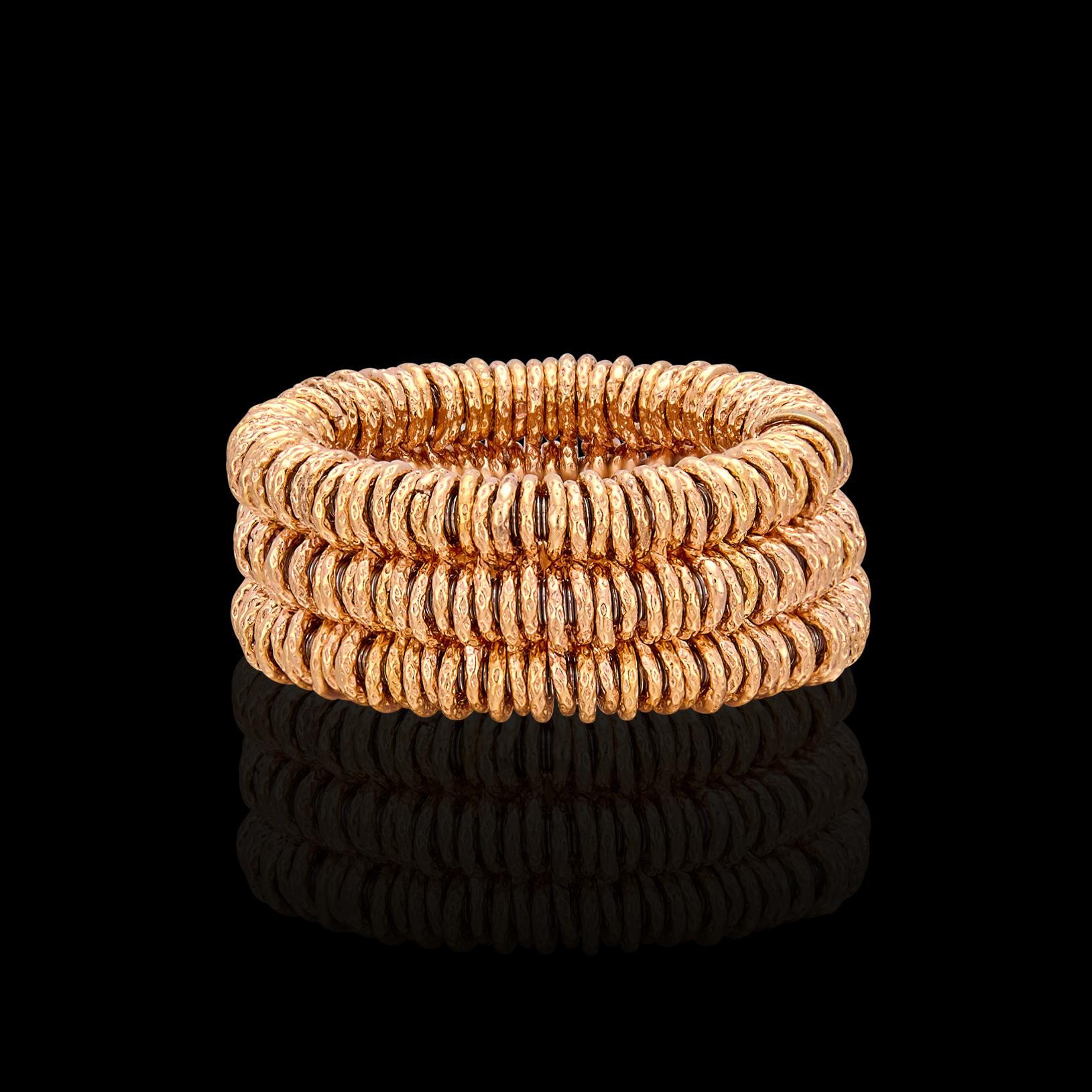 Roberto Demeglio JOY 18k Rose Gold Stretch Ring In New Condition For Sale In San Francisco, CA