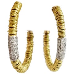 Roberto Demeglio Joy Collection Diamond Hoop Earrings