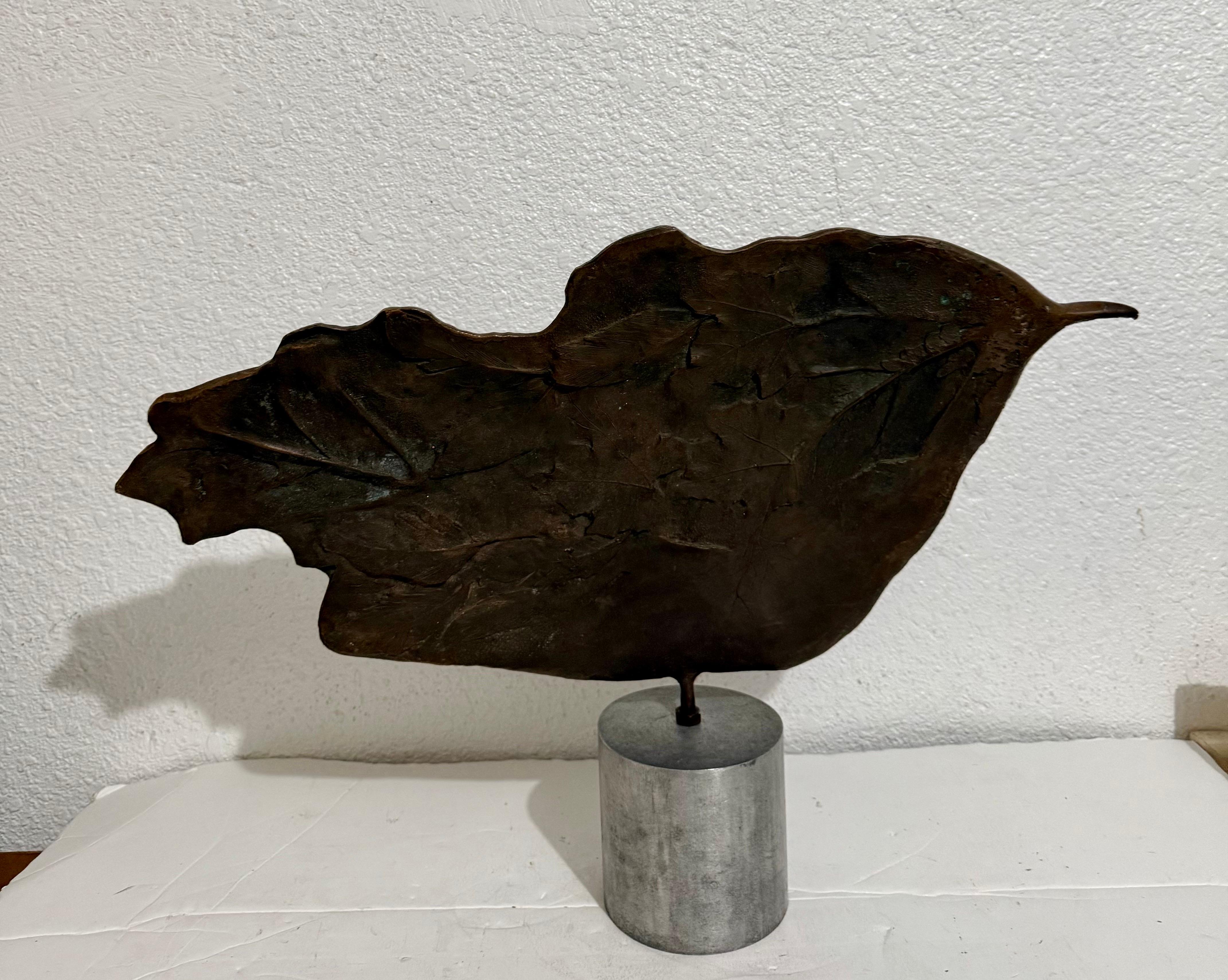 Grand bronze moderniste latino-américain abstrait du maître cubain Roberto Estopinan en vente 13