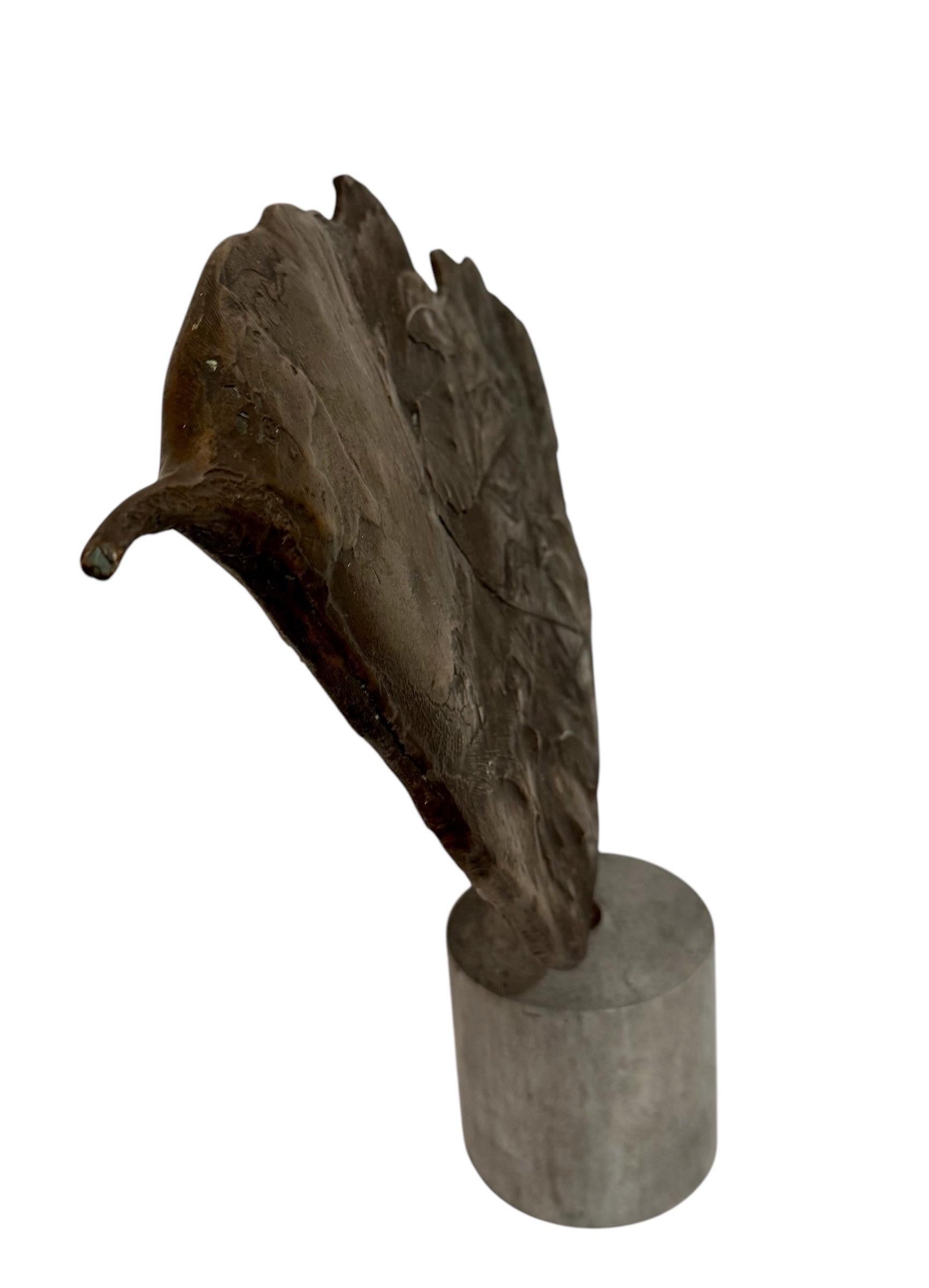 Grand bronze moderniste latino-américain abstrait du maître cubain Roberto Estopinan en vente 1