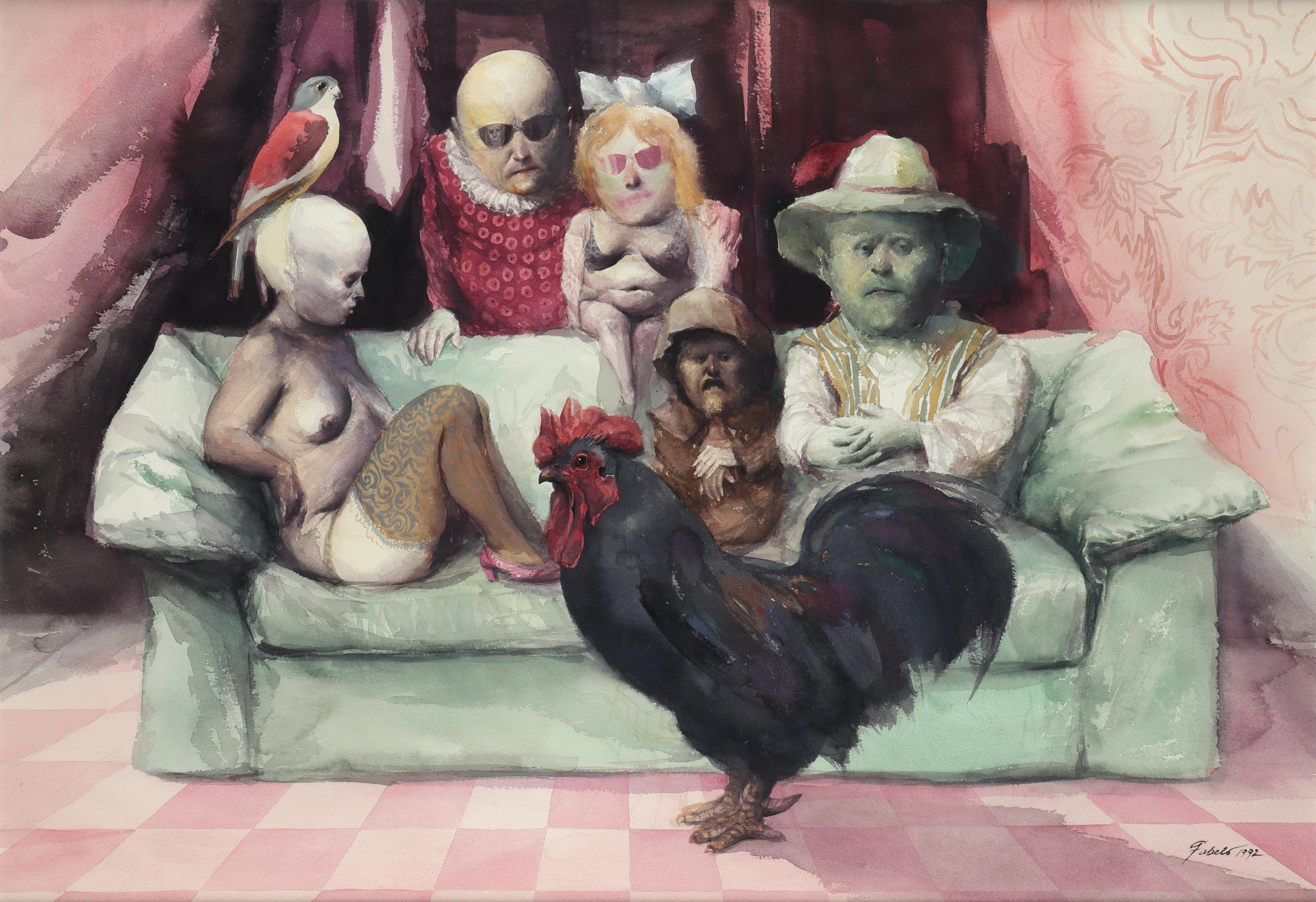 Roberto Fabelo Figurative Painting - Pequeño Teatro