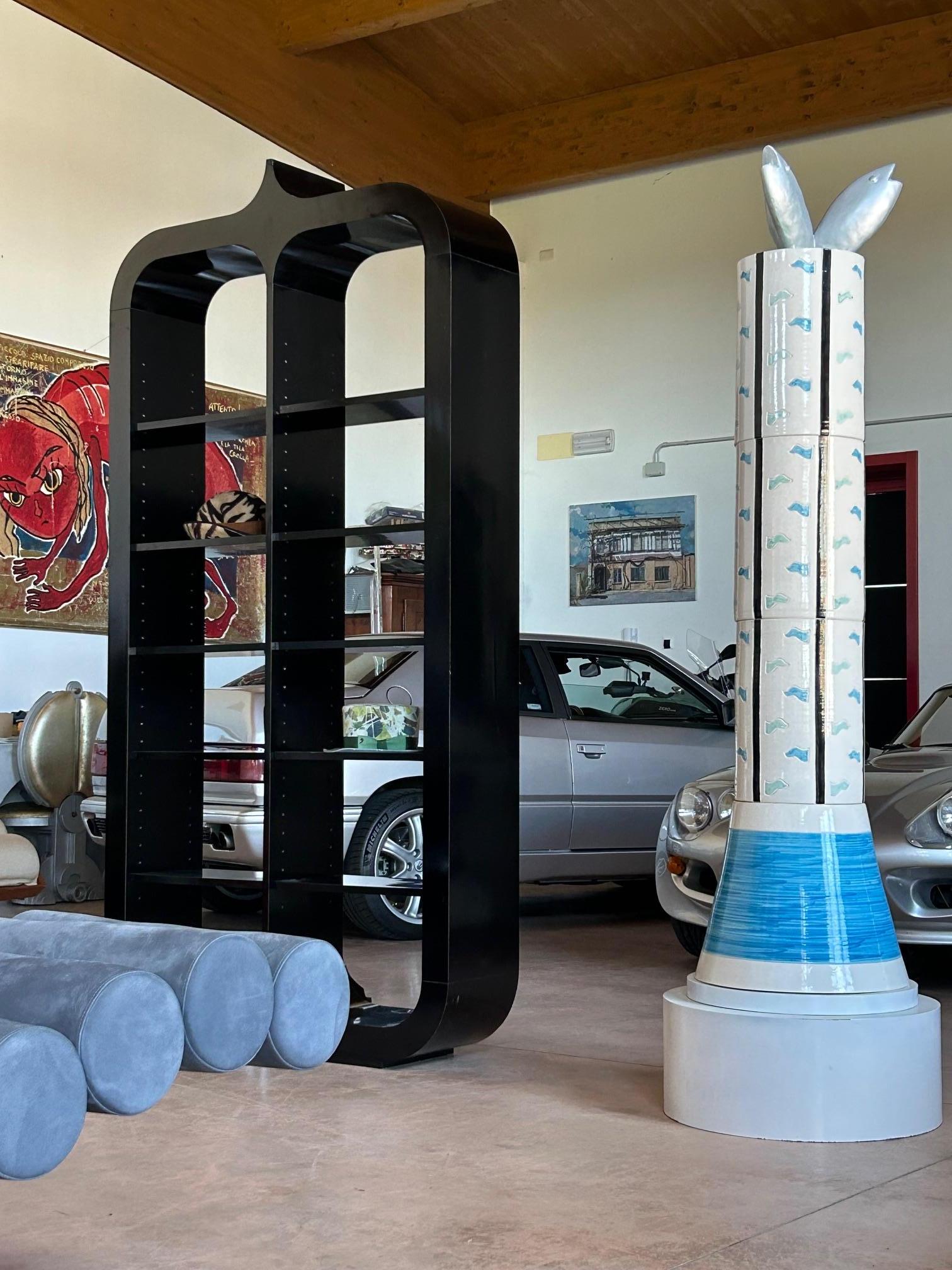 Roberto Fallani Bookshelf for Pierre Cardin, Italy, 1970s For Sale 7