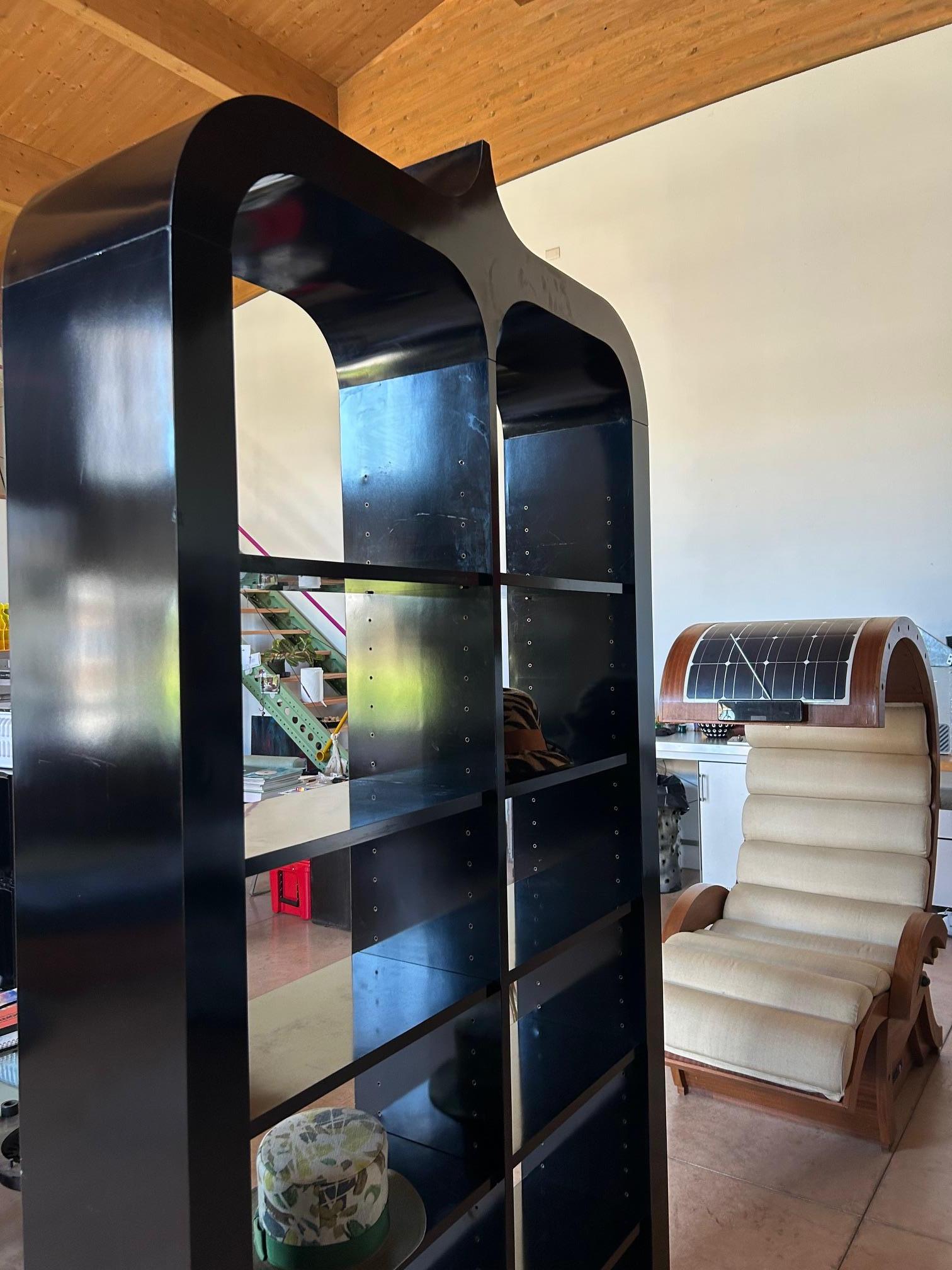 Roberto Fallani Bookshelf for Pierre Cardin, Italy, 1970s For Sale 10
