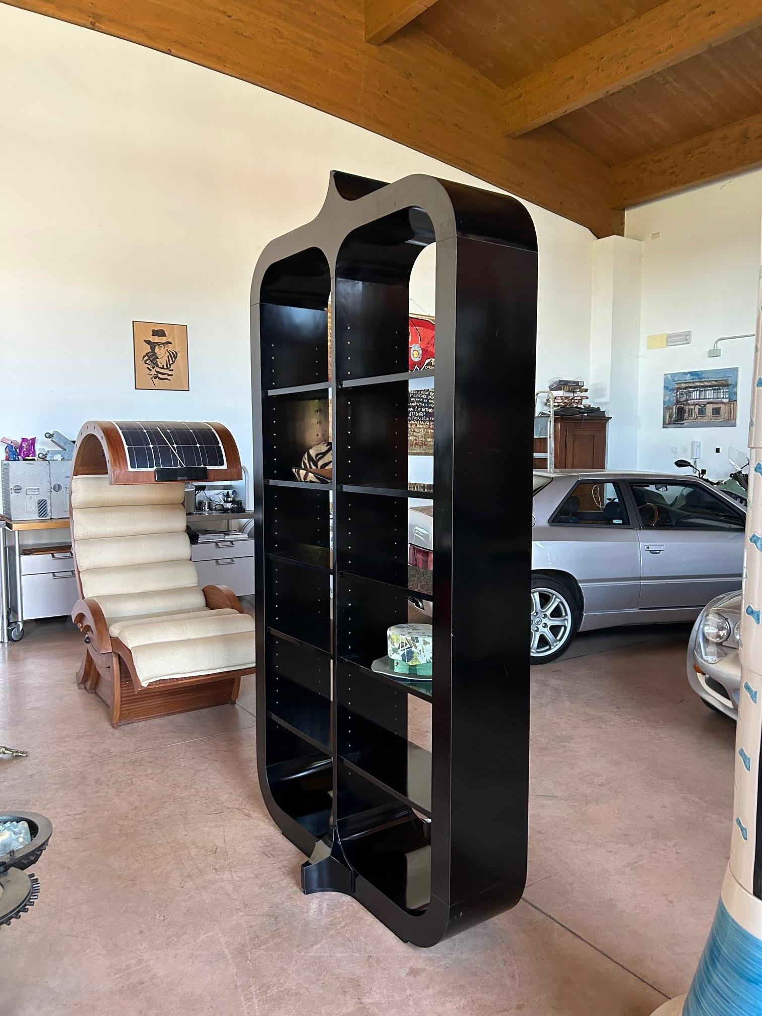 Roberto Fallani Bookshelf for Pierre Cardin, Italy, 1970s For Sale 11