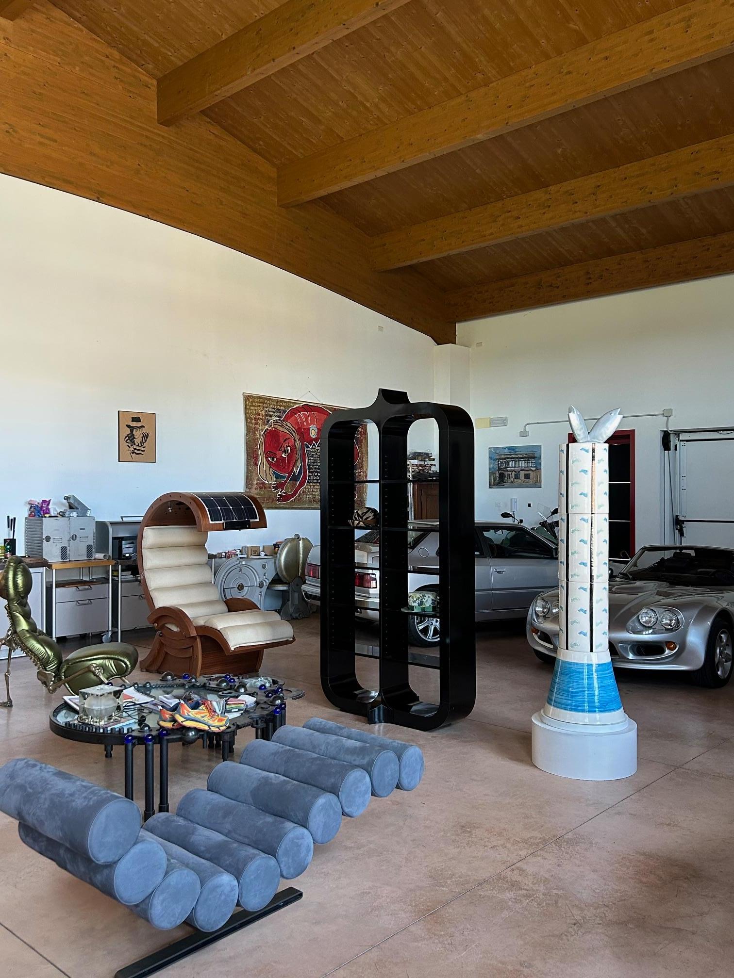 Roberto Fallani Bookshelf for Pierre Cardin, Italy, 1970s For Sale 12