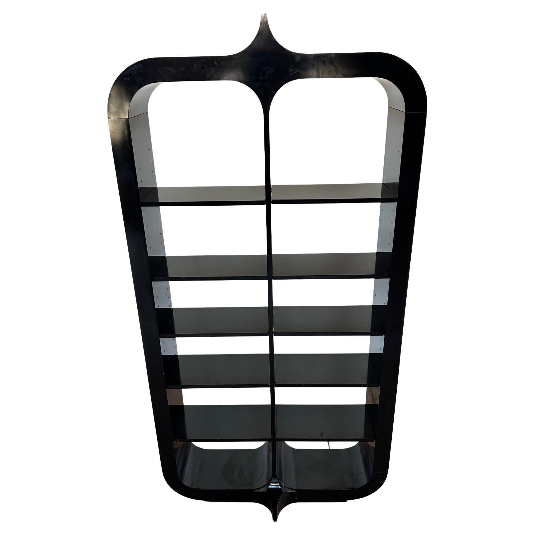 Roberto Fallani Bookshelf for Pierre Cardin, Italy, 1970s For Sale