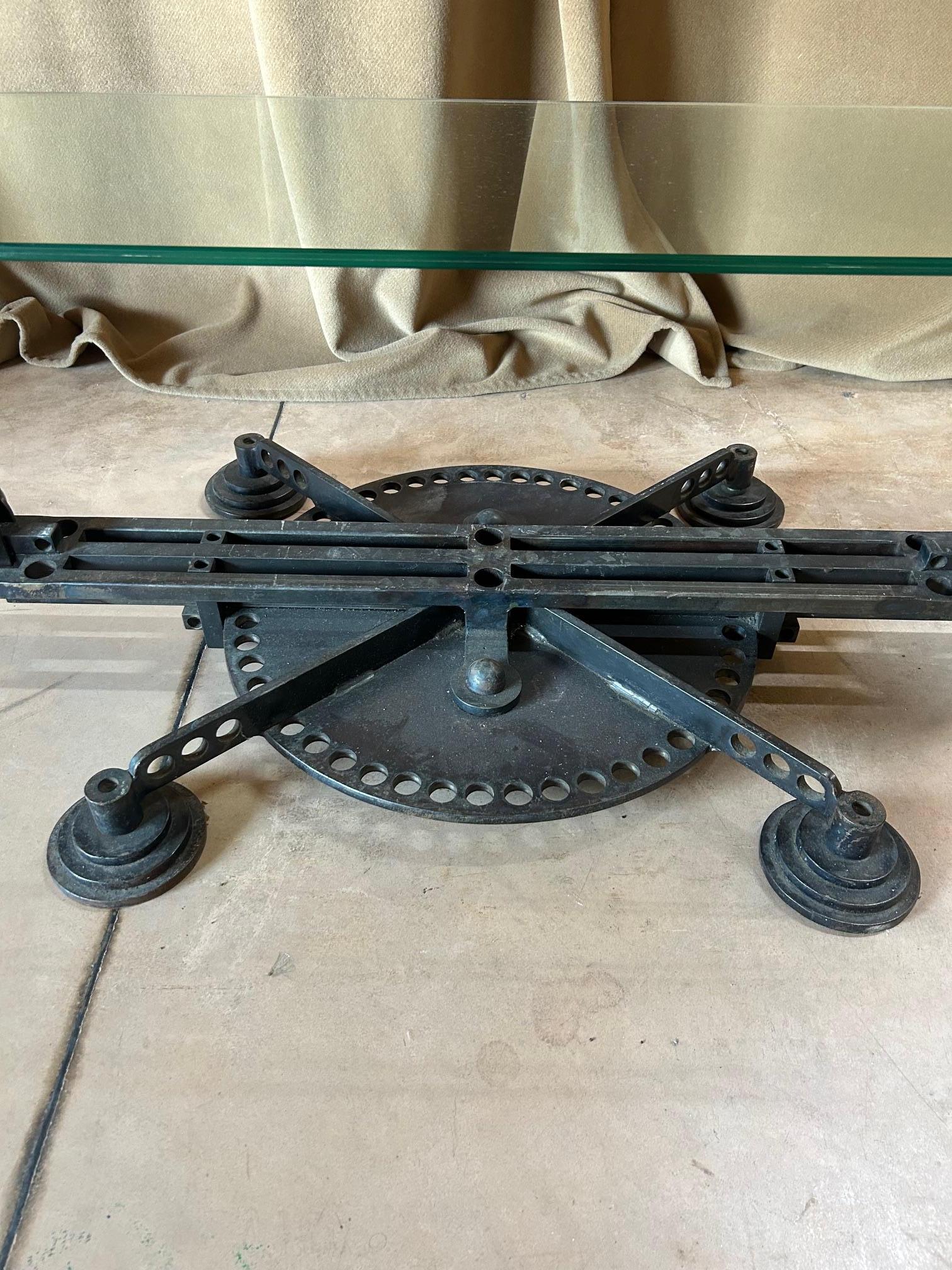 Bibliothèque Roberto Fallani Pièce unique Fer forgé et verre, Italie, 1995 en vente 8