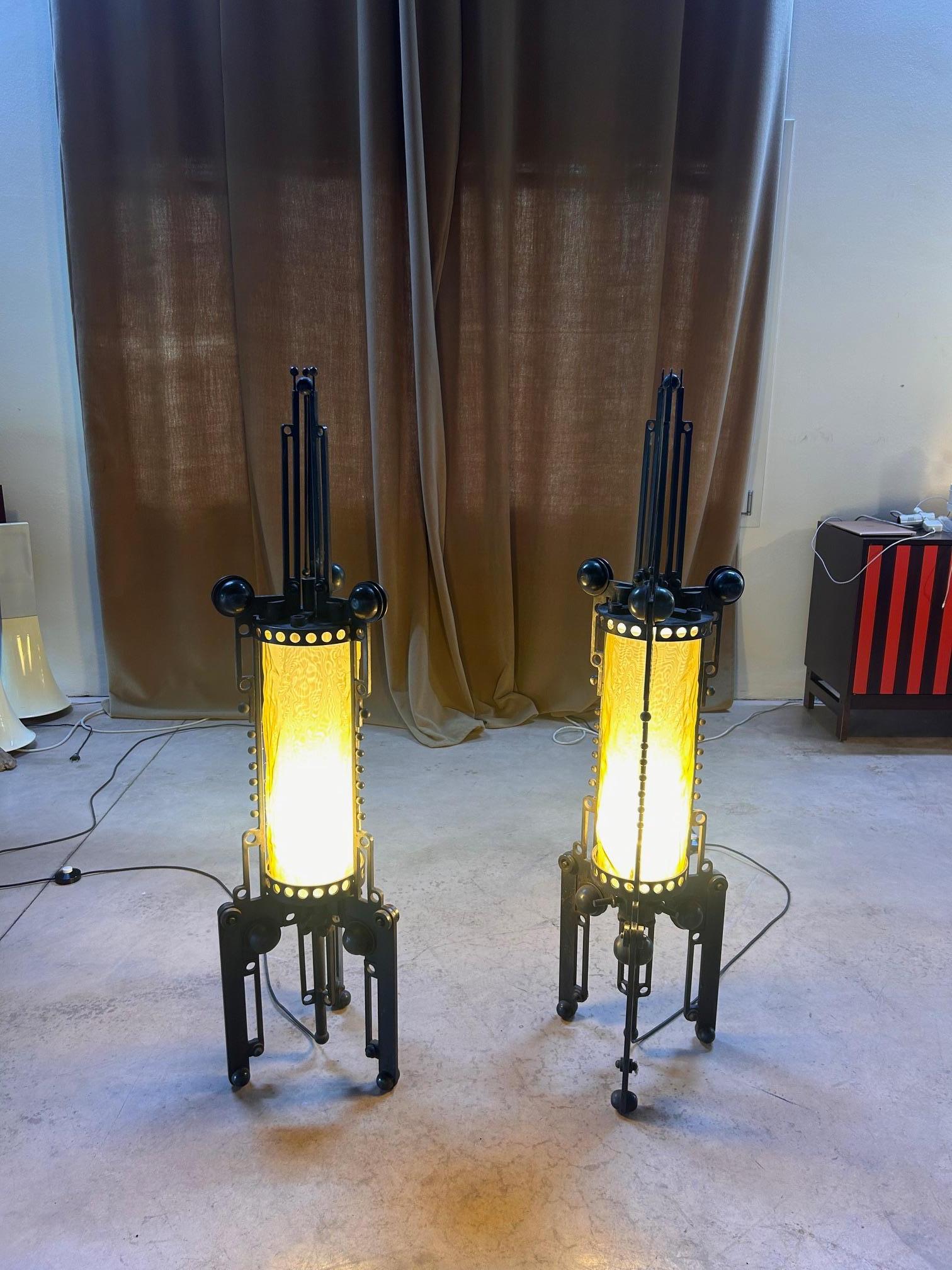 Roberto Fallani pair of Floor Lamp model 