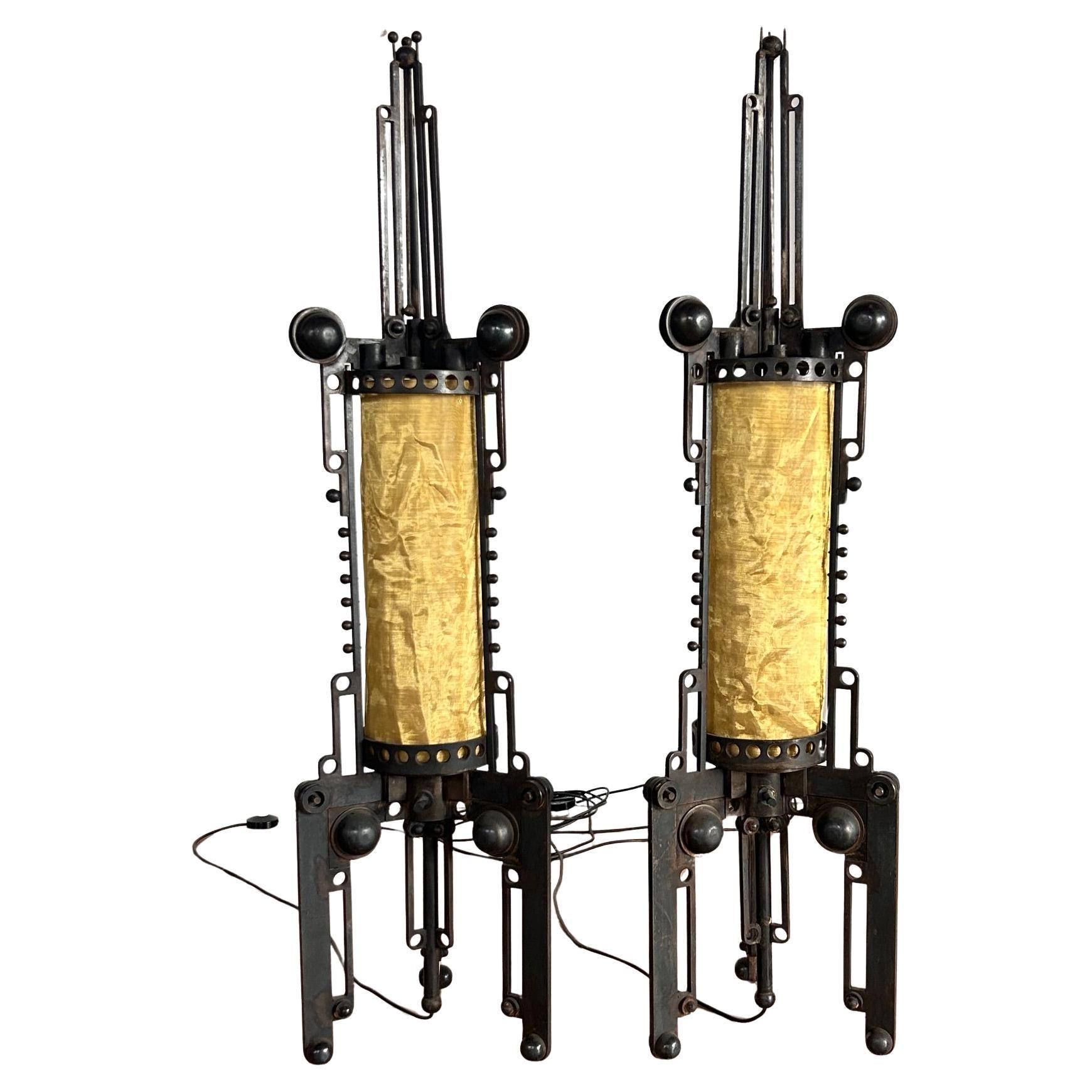 Roberto Fallani pair of Floor Lamp model "Tramp" 1993