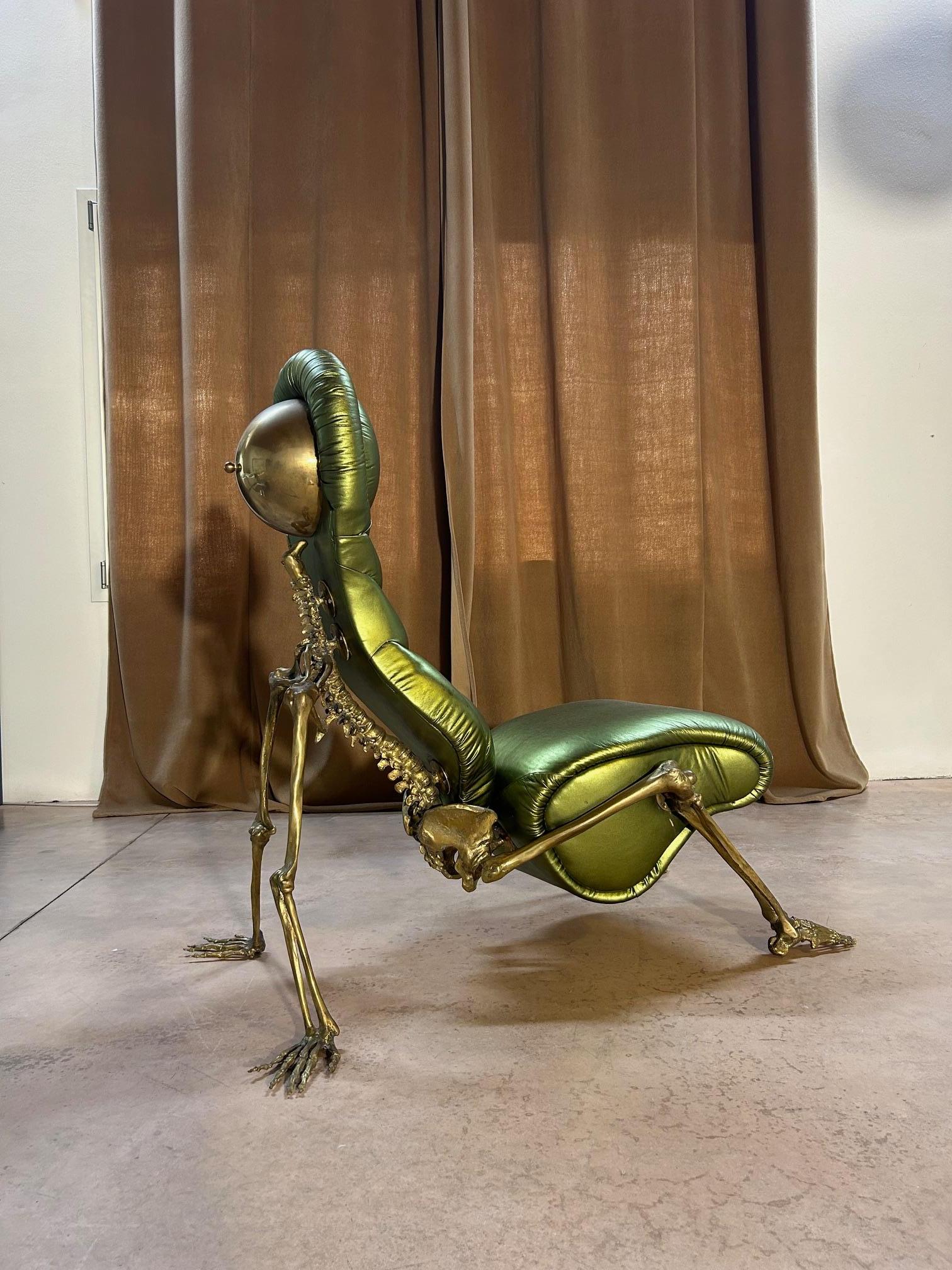 Roberto Fallani SKELETON armchair One Off For Sale 9
