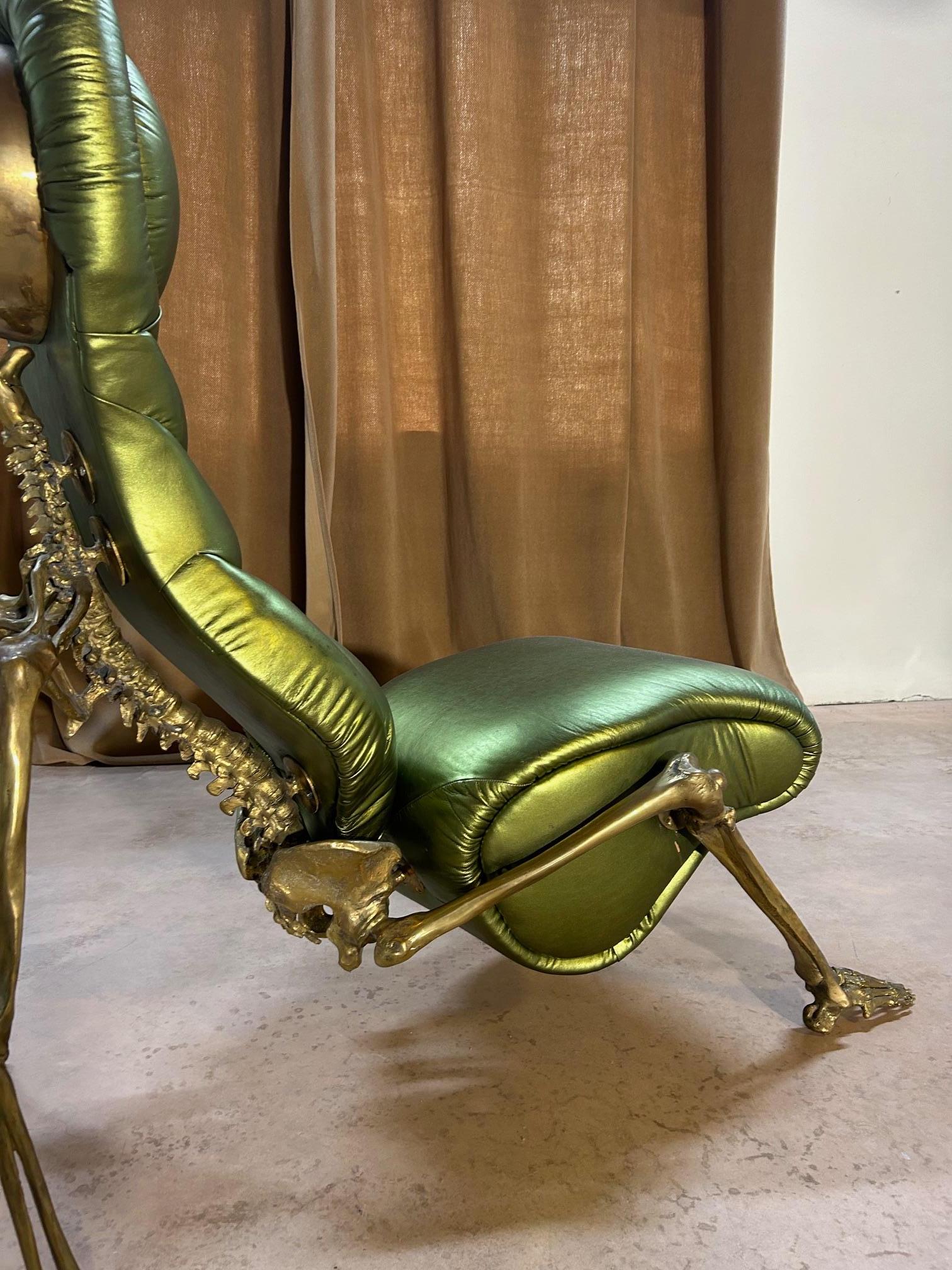 Roberto Fallani SKELETON armchair One Off For Sale 11