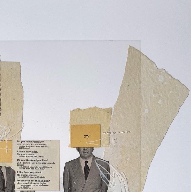 Conjunto de 2 obras de arte 2024 de Roberto Fonfría
Collage de técnica mixta (acrílico, rotulador china, película de poliéster de archivo, hilo) sobre papel Bristol sin ácido
Tamaño total: 17 pulg. H x 28 pulg. W
Tamaño individual: 17 pulg. H x 14