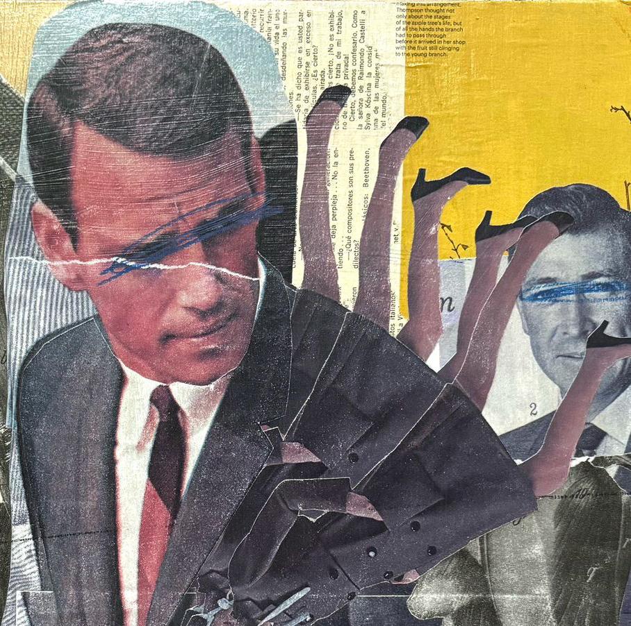 Hunde ( wir waren alle). Gemischte Medien-Collage (Pop-Art), Art, von Roberto Fonfria