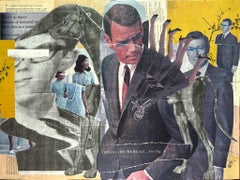 Cani (eravamo tutti). Collage a tecnica mista