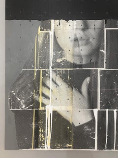 Fragmentos, Collage. Ritratto a tecnica mista.