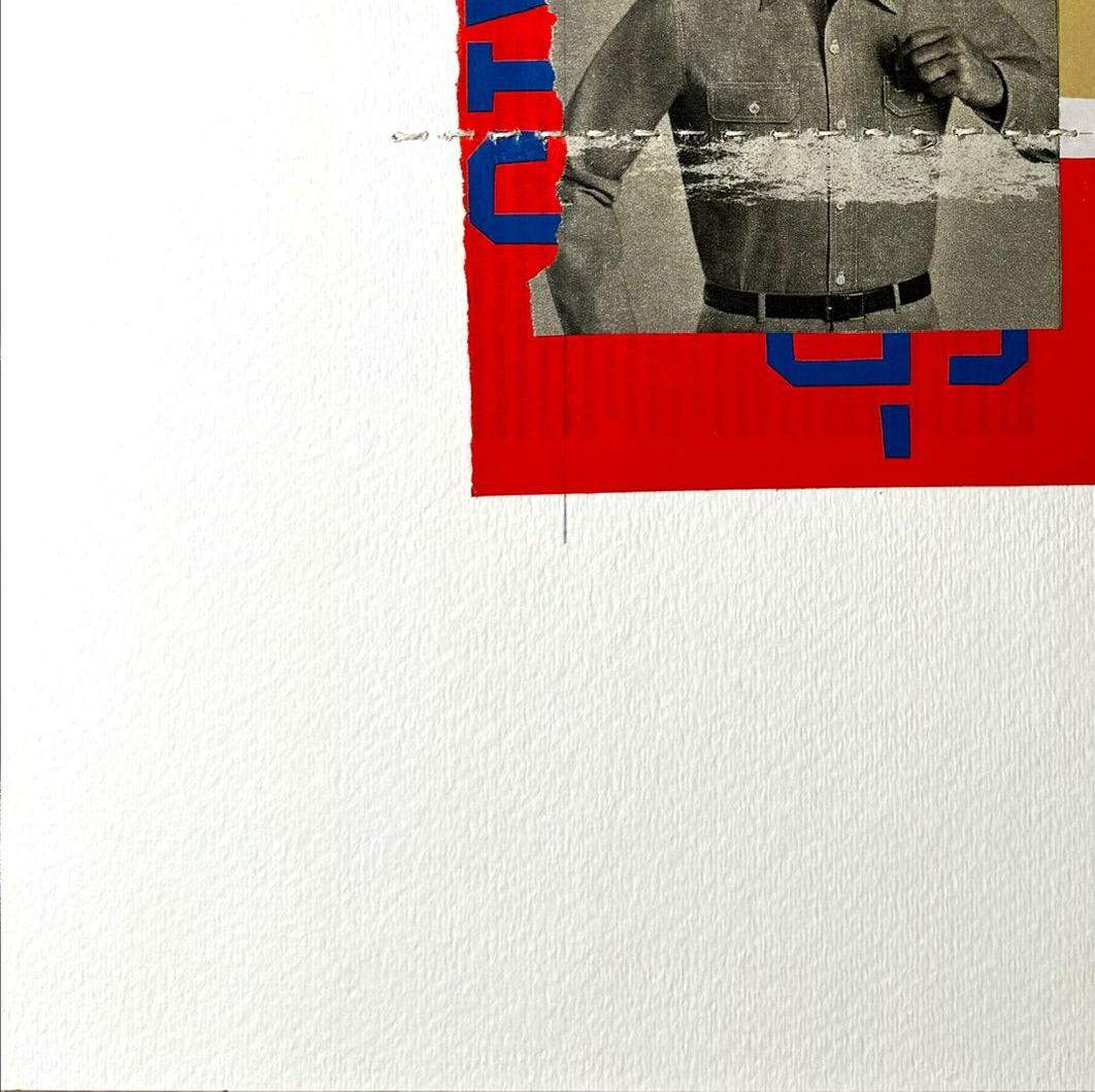 Materiale dalle fiabe nei sogni. Collage a tecnica mista in vendita 1