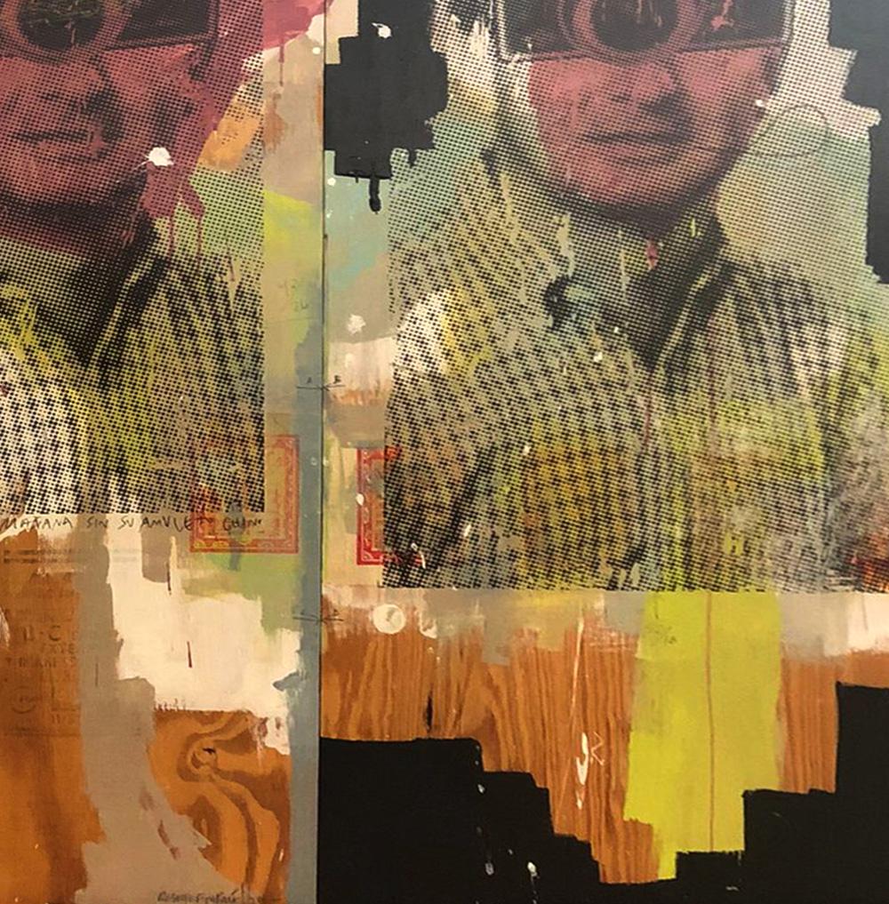 Il ne fallait pas sortir de chez soi ce matin sans son amulette Chino. Peintures mixtes en vente 2