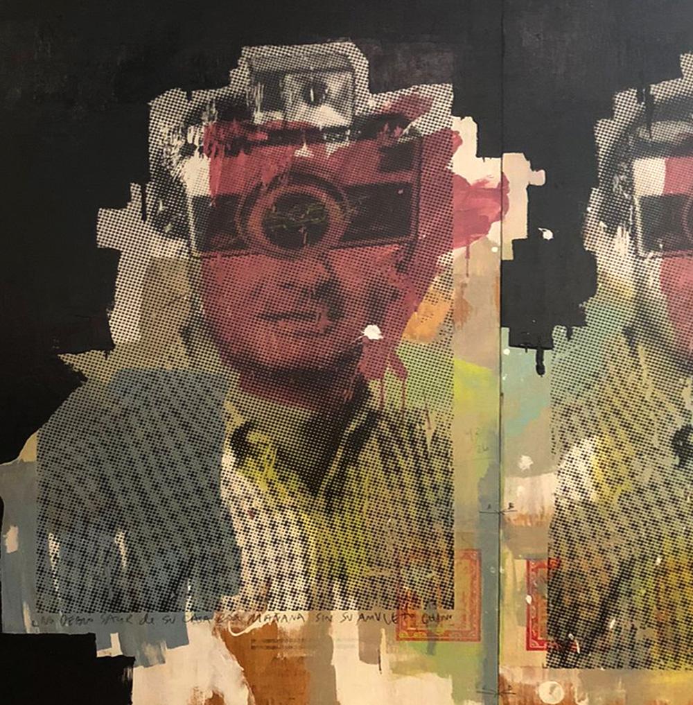 Il ne fallait pas sortir de chez soi ce matin sans son amulette Chino. Peintures mixtes en vente 1