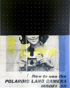 Used Polaroids. Mixed media on Canvas