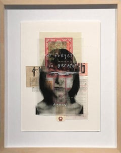 Polyptych II Mixed Media Artwork, Pop Art Style, 2010s, Unframed