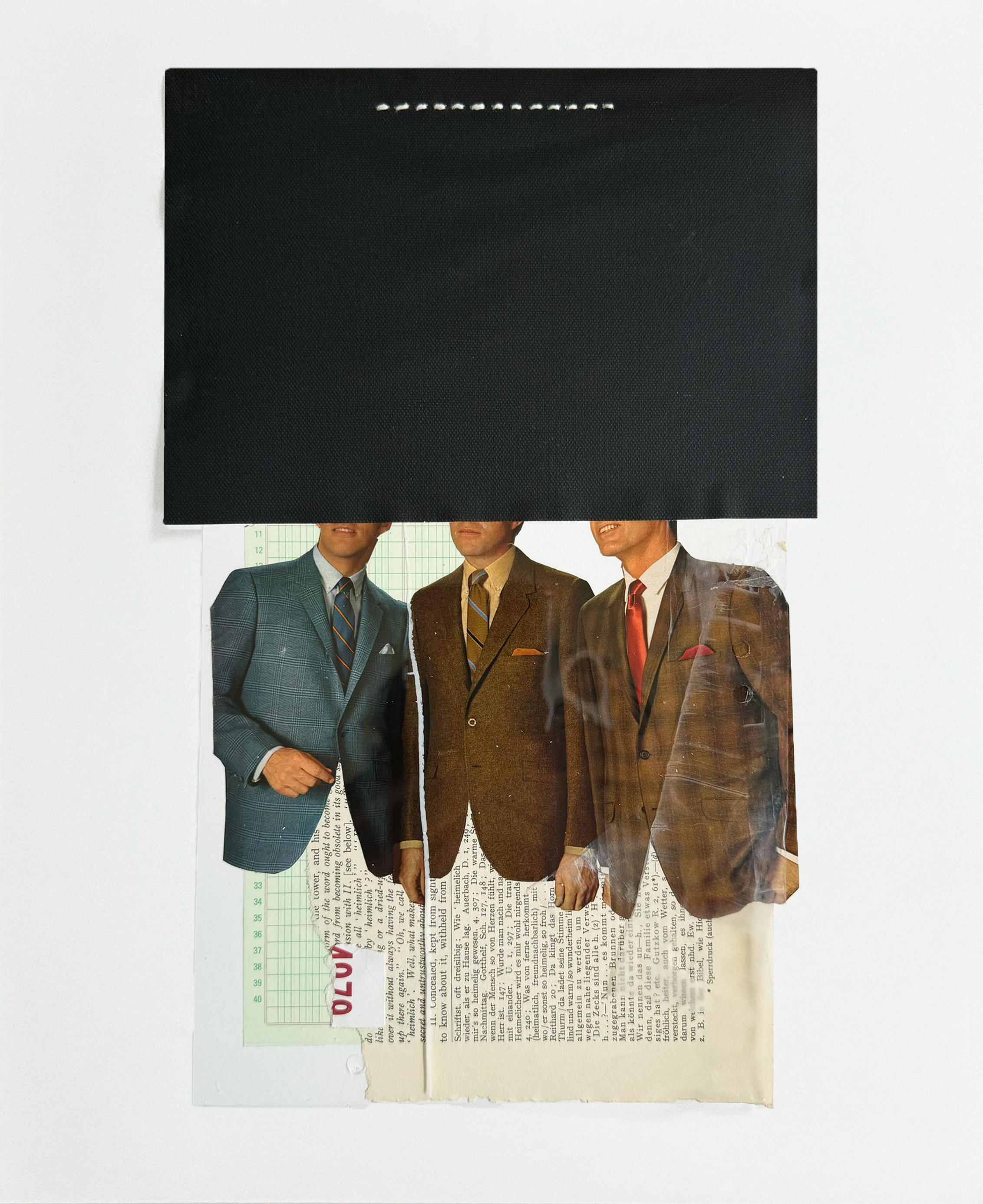 Ilusiones del Pliegue Presidencial y Dash Continental.  Collage de técnica mixta, enmarcado. en venta 1