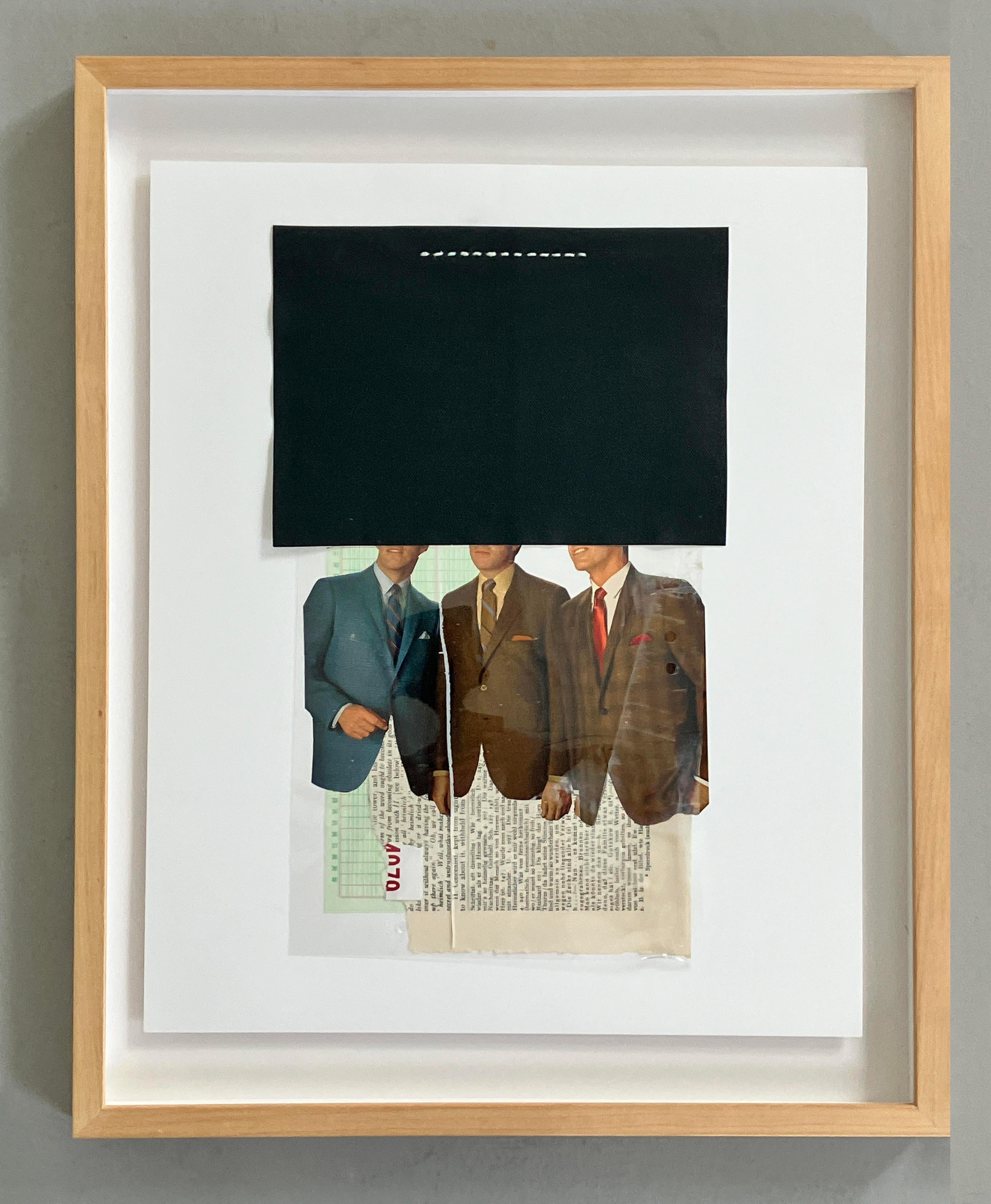 Ilusiones del Pliegue Presidencial y Dash Continental.  Collage de técnica mixta, enmarcado. en venta 2
