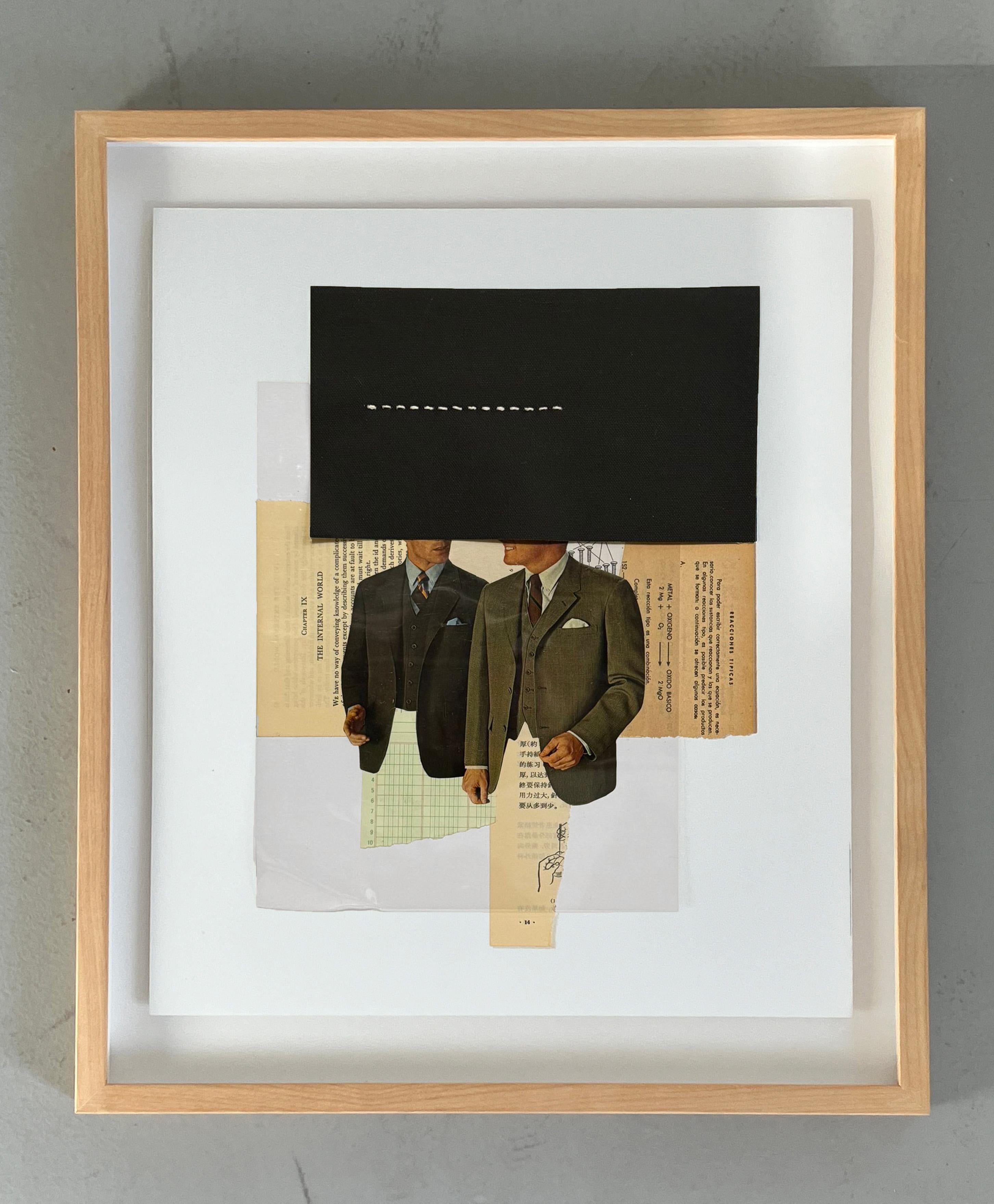 Reacciones Típicas. Enmarcado. Collage de técnica mixta - Mixed Media Art Arte pop de Roberto Fonfria