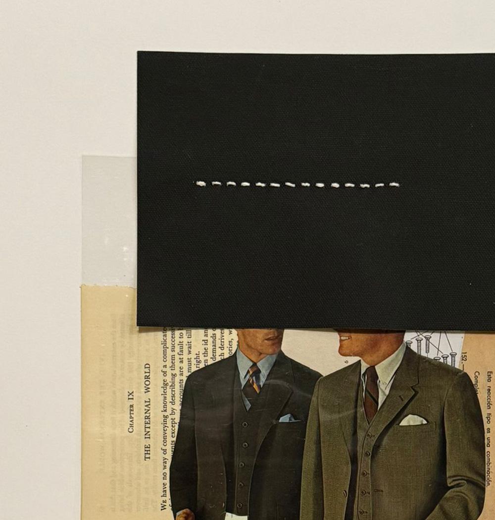 Reacciones Típicas. Enmarcado. Collage de técnica mixta en venta 1