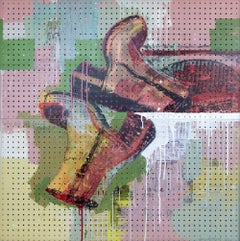 Zapatos de San Francisco. Técnica mixta. Pintura