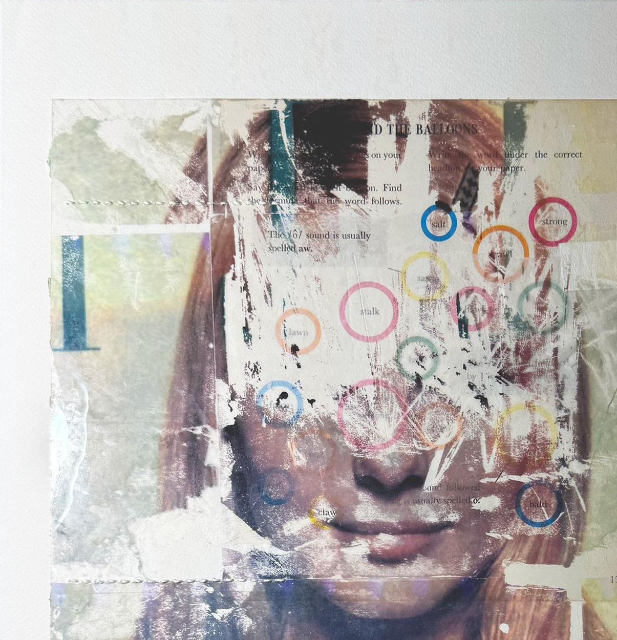 Pedina. Collage a tecnica mista - Mixed Media Art Pop Art di Roberto Fonfria
