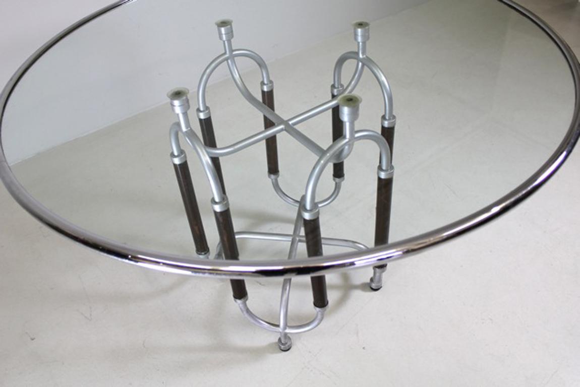 Moderne Table ronde Isola de Roberto Gabetti & Aimaro en vente