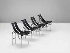 Roberto Gabetti and Aimaro Isola Set of Four Tubular Leather