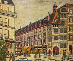 Patek Philippe par Roberto Gherardi - Huile sur bois 60x70 cm