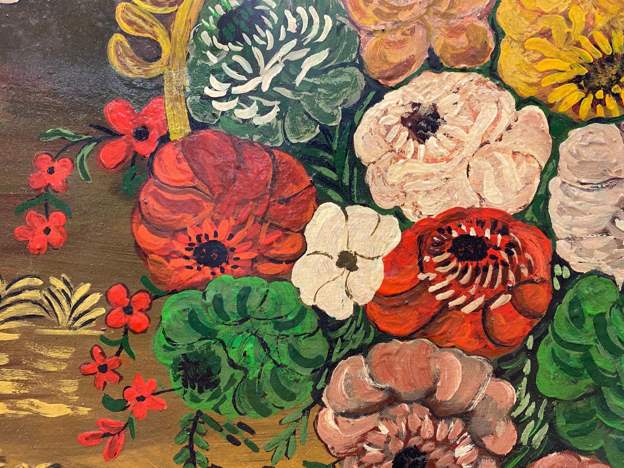 Natura morta di scuola fiamminga di Roberto Gherardi - Olio su tavola 47x69 cm in vendita 2