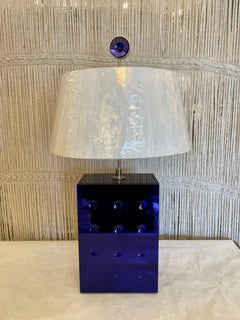 Roberto Giulio Rida pour Lorin Marsh Blue - Lampe de bureau en miroir