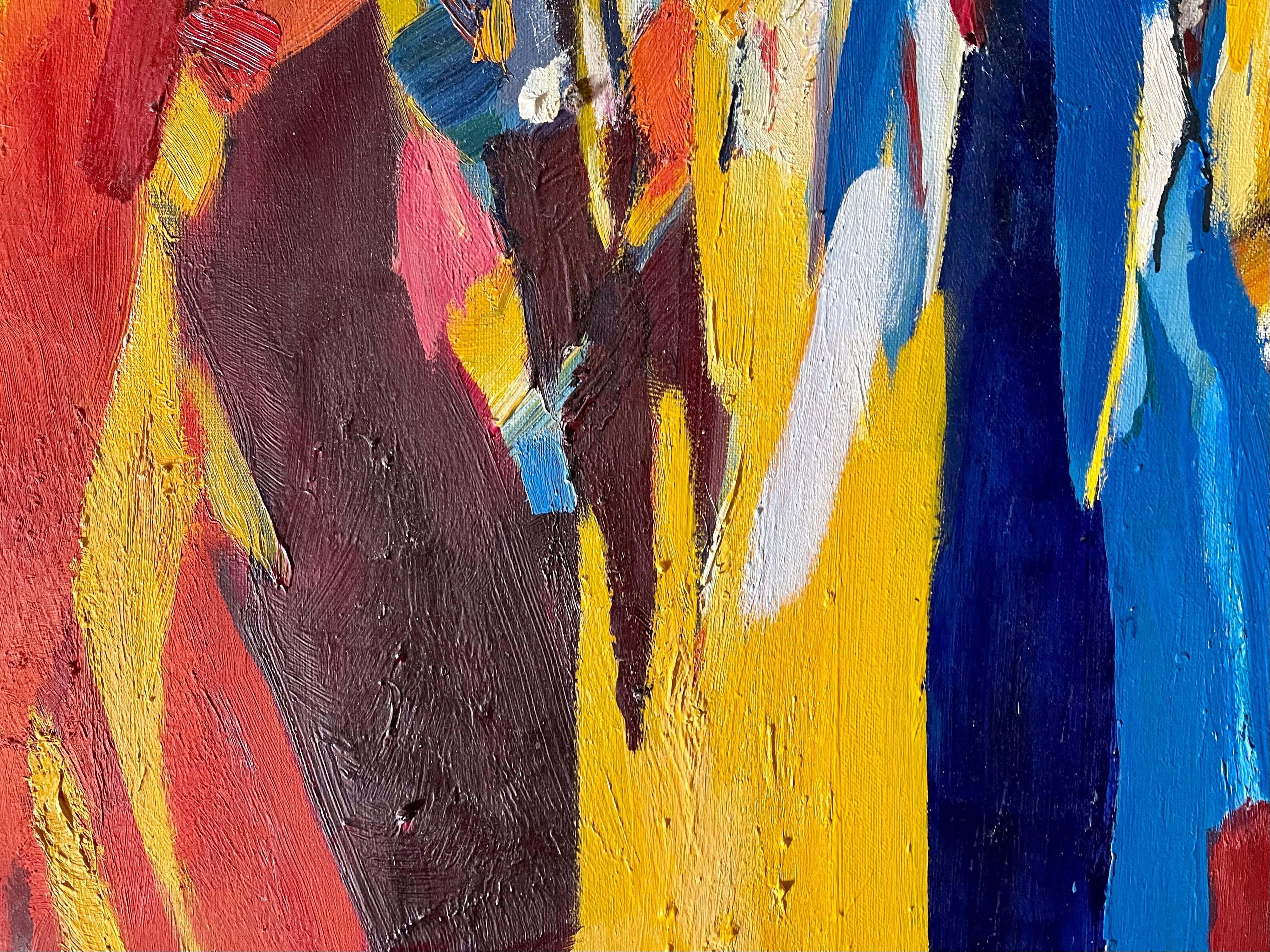 Pittura a olio su tela
Firmato a mano in basso a destra Lauro. 
Provenienza: Galleria Eleonore Austerer, San Francisco, CA
Dimensioni dell'opera: 39,5 x 39,5 pollici con cornice 44 X 44 pollici.


Roberto Lauro è un artista britannico-svizzero del