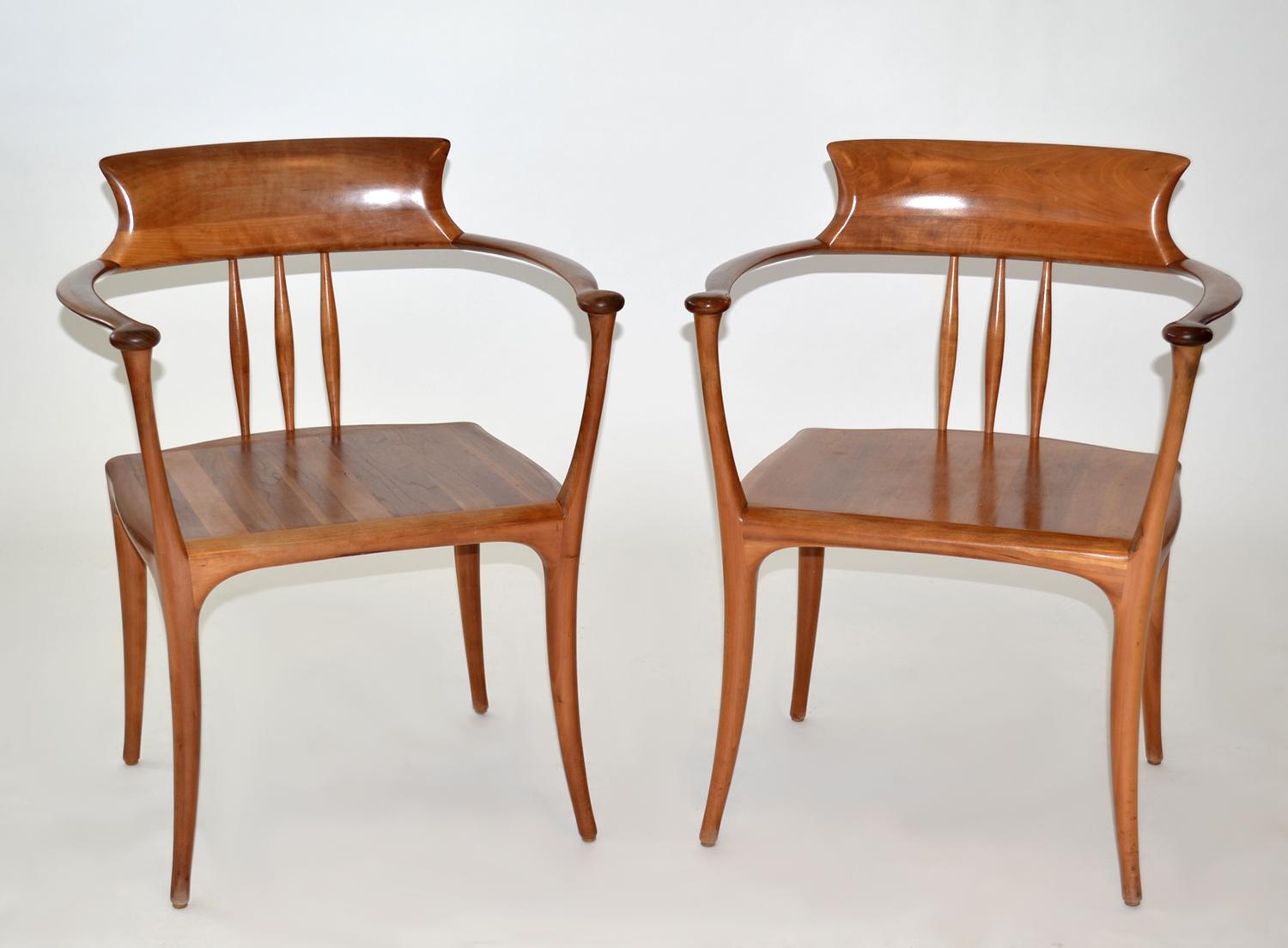 Roberto Lazzeroni for Ceccotti Collezioni Dining Set Eight Chairs 1980s Wood 3