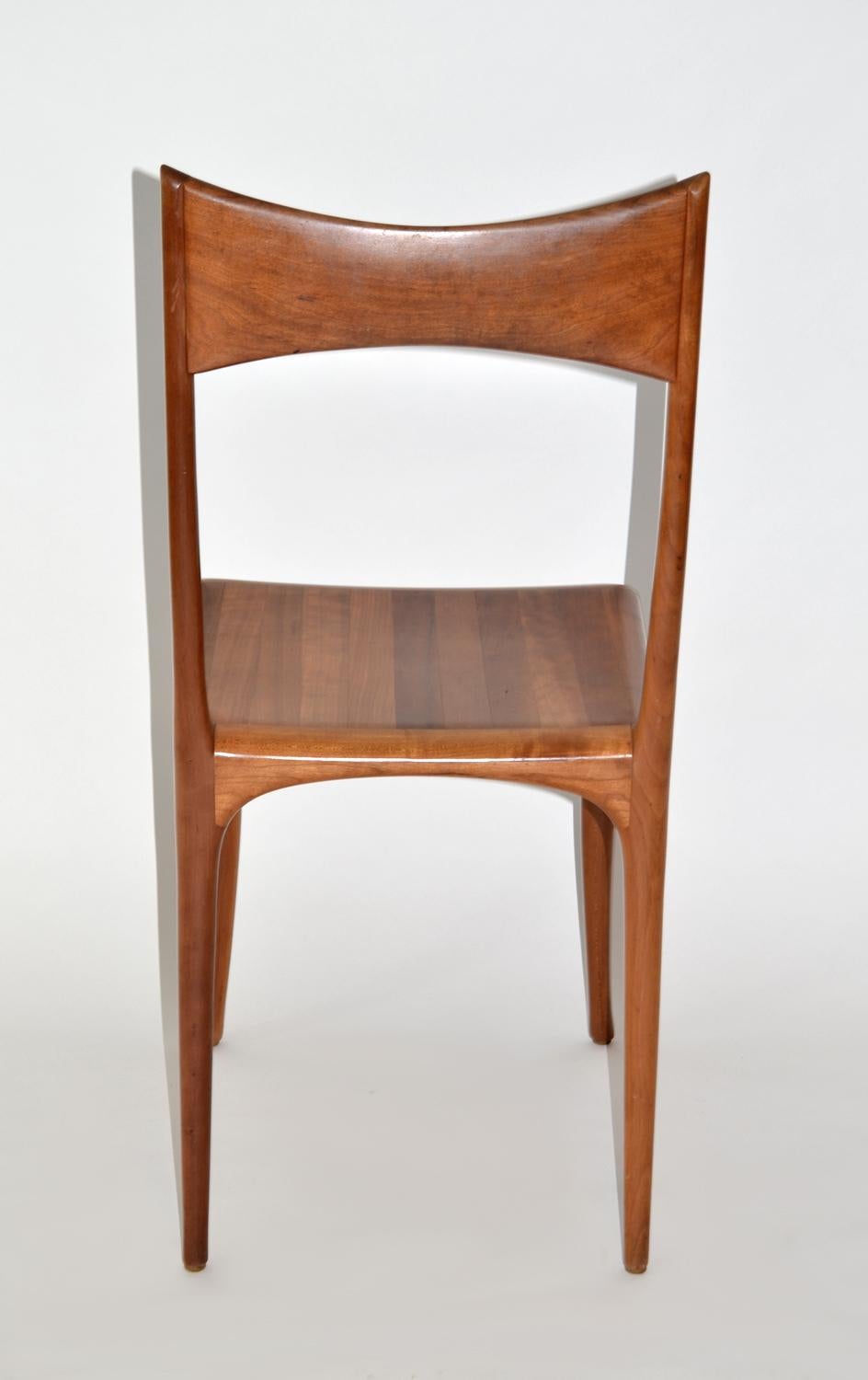 Ensemble de salle à manger Roberto Lazzeroni pour Ceccotti Collezioni, huit chaises en bois des années 1980 2