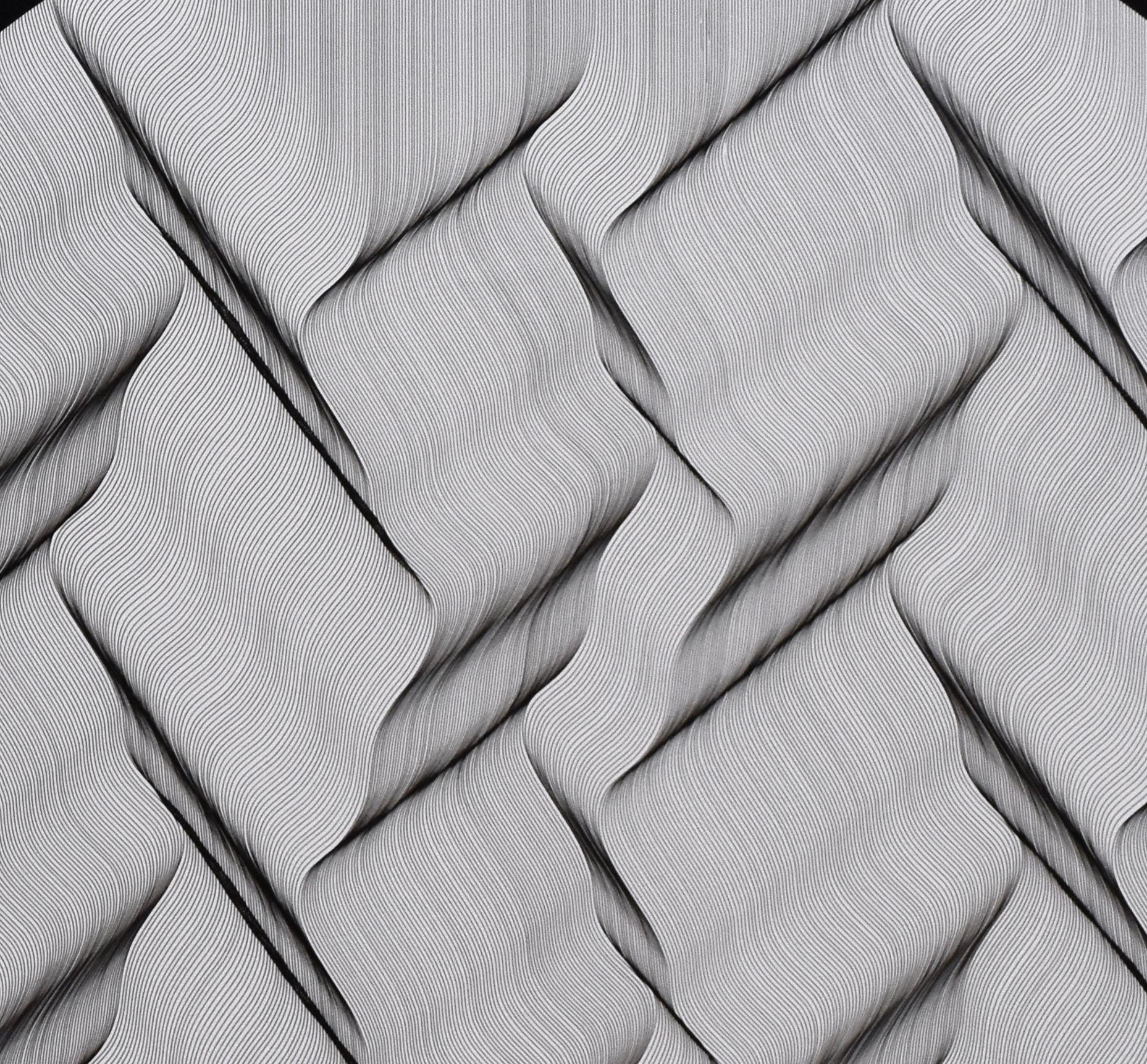Bianco Nero 2018 - Pittura astratta geometrica - Painting Op Art di Roberto Lucchetta