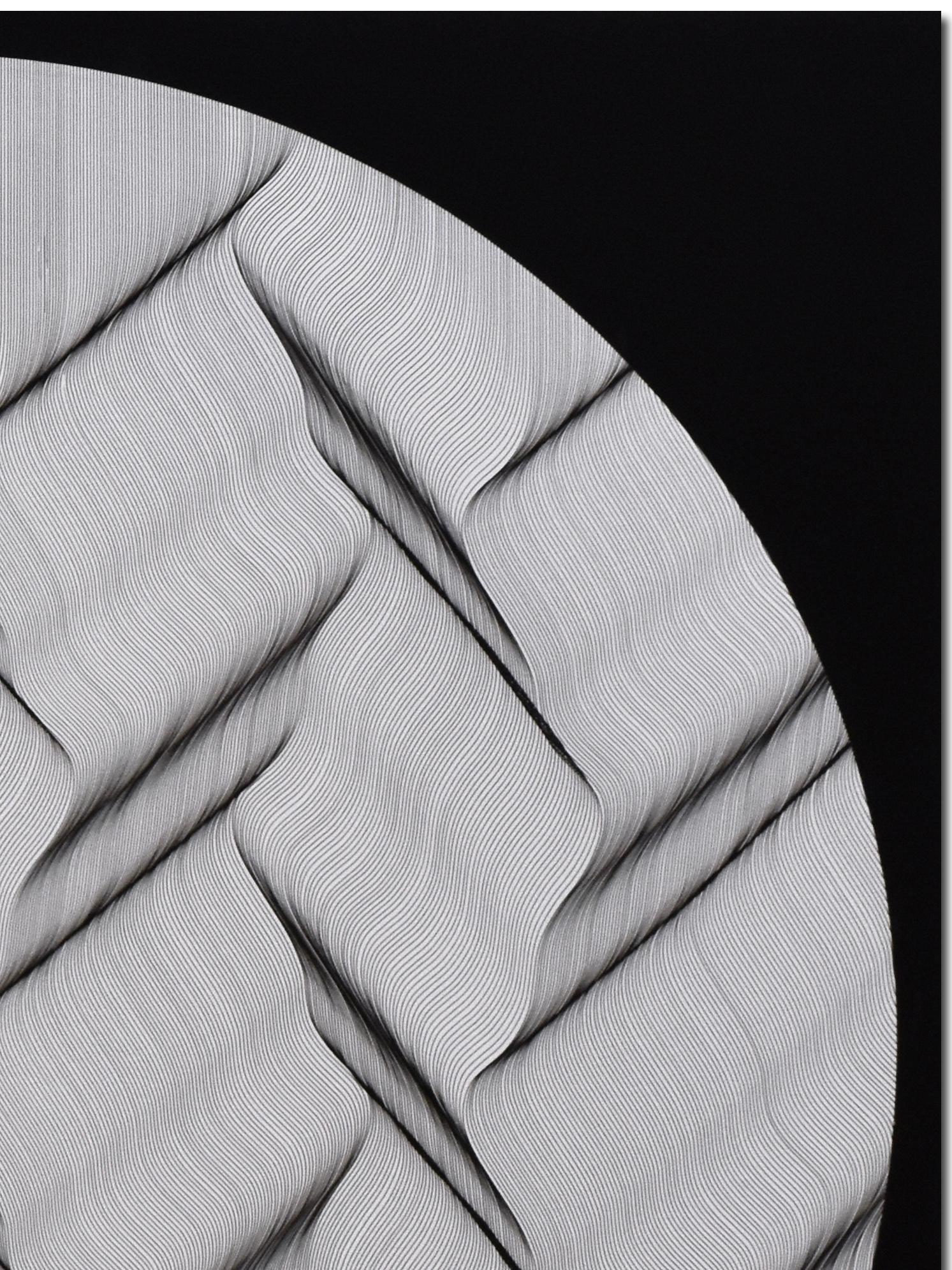Bianco Nero 2018 - Pittura astratta geometrica in vendita 1