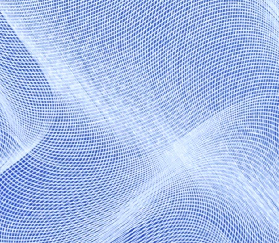 Fabrice blu 2023 - pittura astratta geometrica in vendita 4