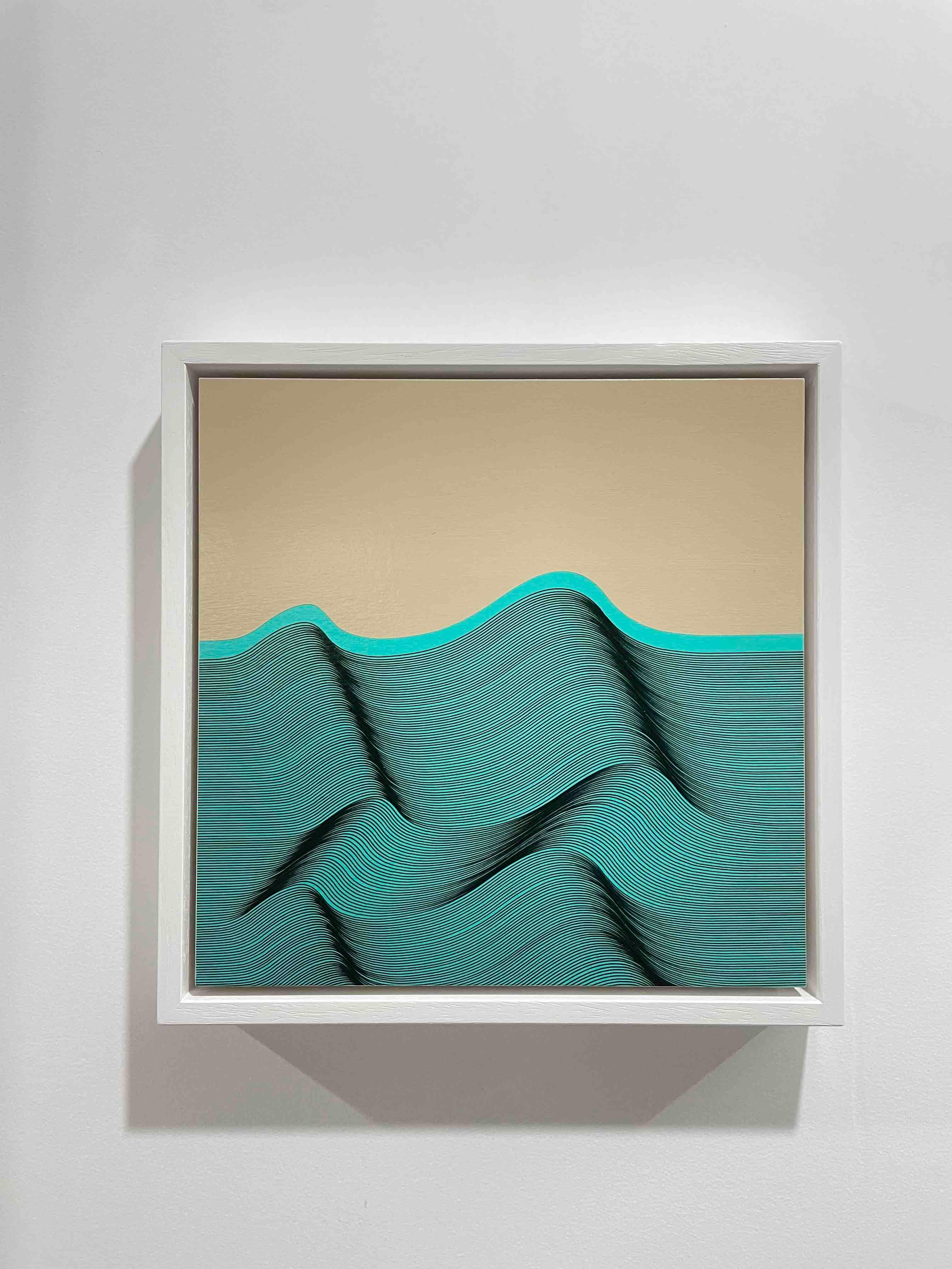 Doppia onda 2023 - quadro astratto geometrico - Painting di Roberto Lucchetta