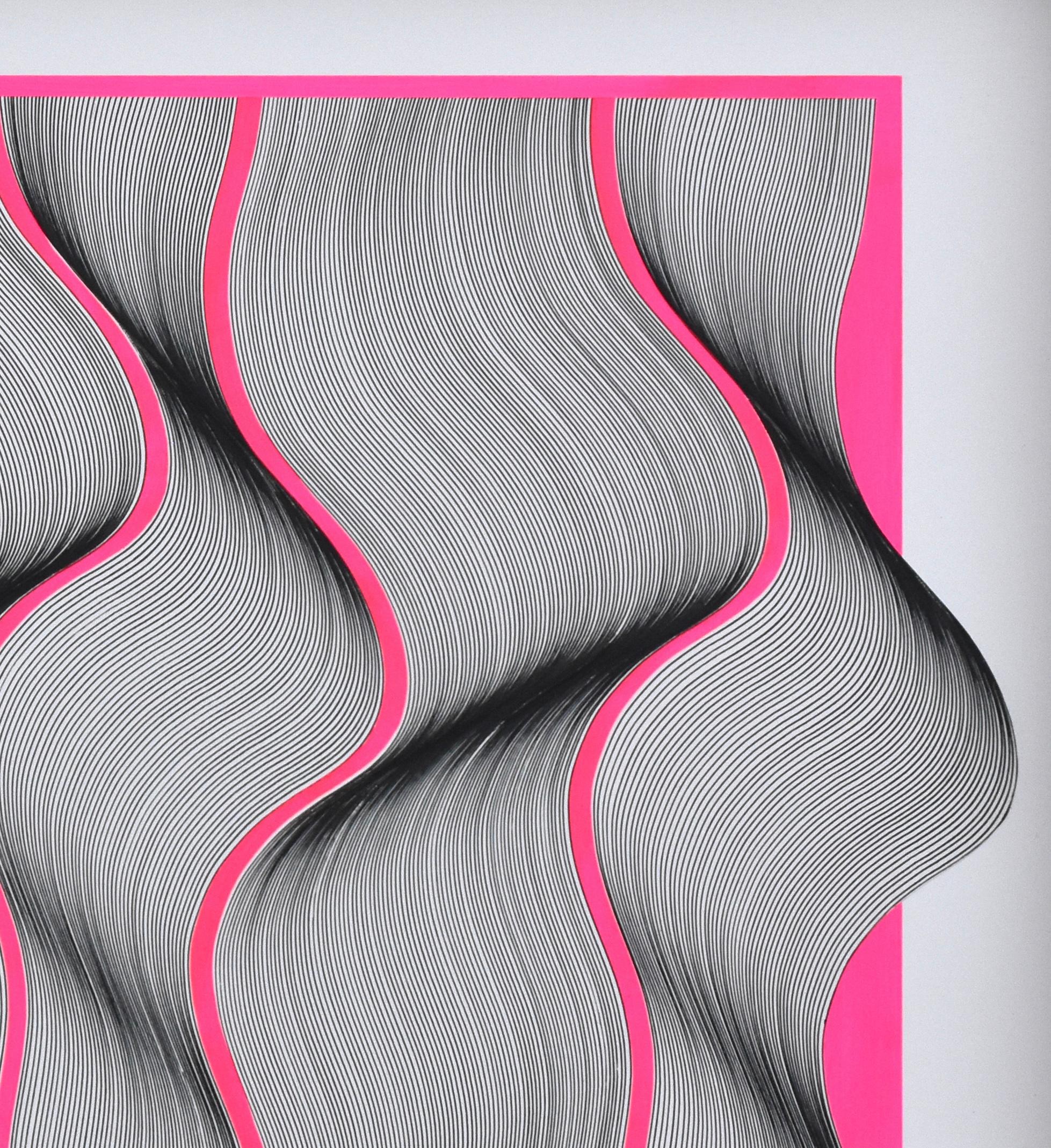 Dynamic 2024 - pittura astratta geometrica - Abstract Painting Marrone di Roberto Lucchetta