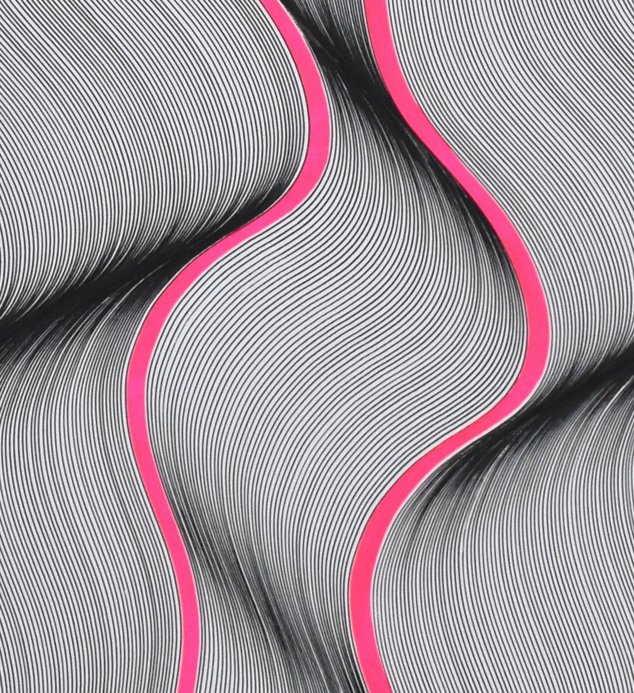 Dynamic 2024 - pittura astratta geometrica in vendita 2