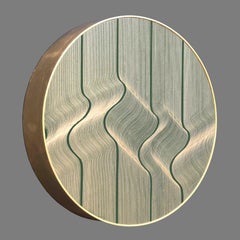 Goldene Oberfläche 2025 - geometrische abstrakte Malerei