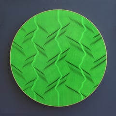 Texture verde 2022 - pittura astratta geometrica