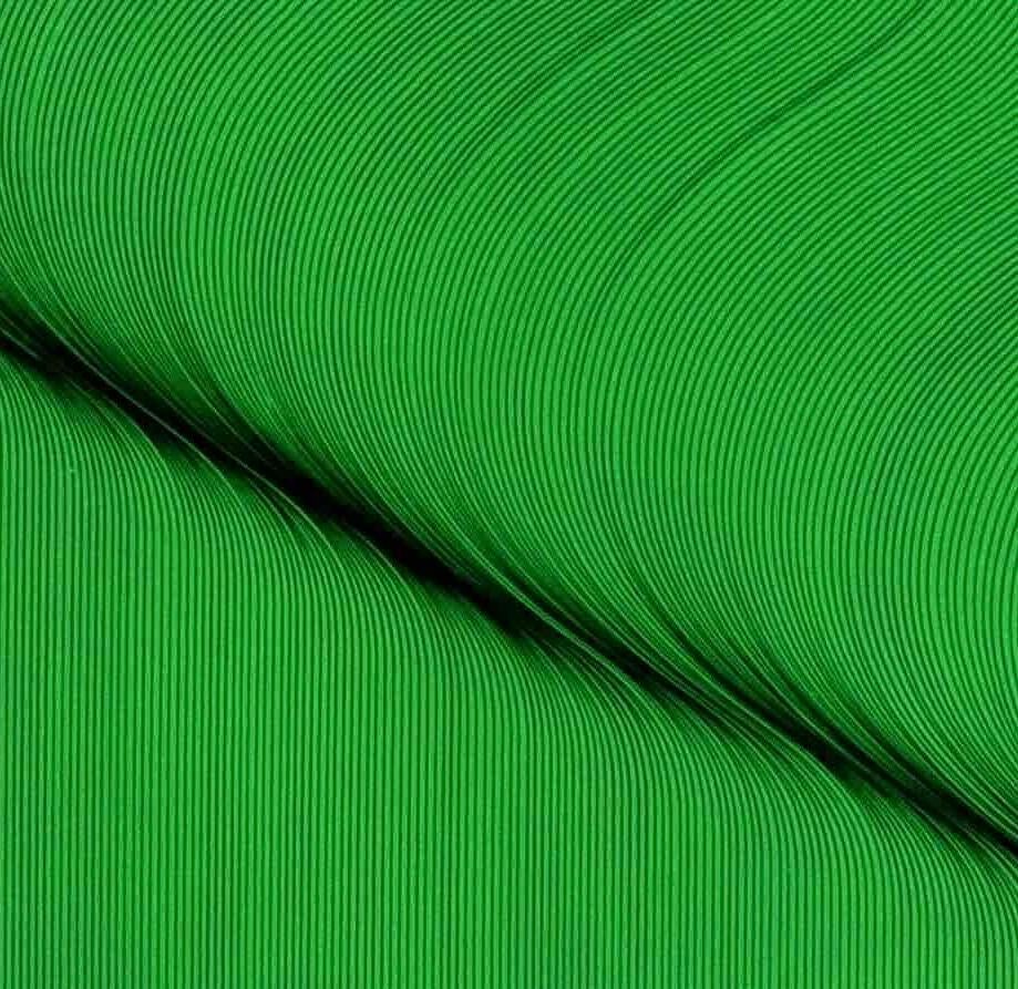 Grüne Welle 25 - geometrische abstrakte Malerei im Angebot 4