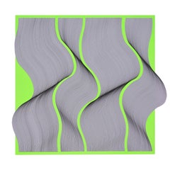 Movimiento Fluo pintura abstracta geométrica